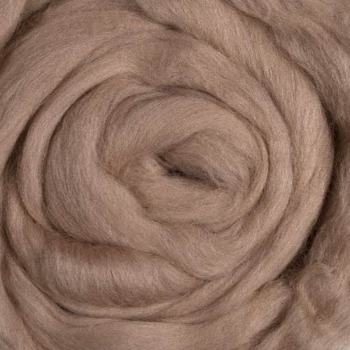 Ashland Bay Solid Colored Merino Wool Top - Cafe au lait - 1oz - Paradise Fibers