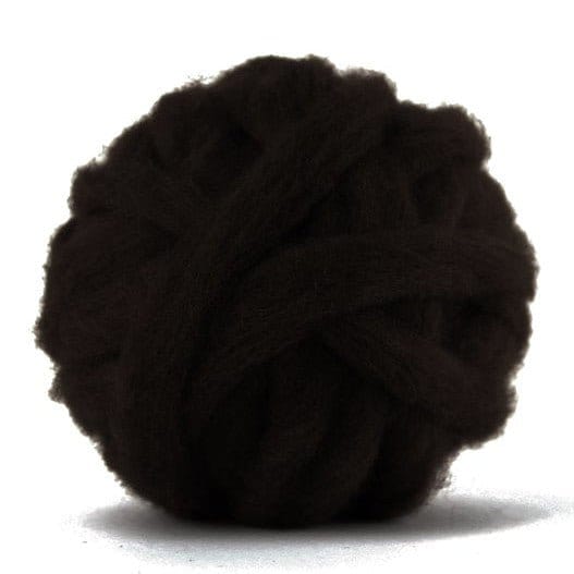 Carded Corriedale Sliver - Mocha - 1 oz - Paradise Fibers