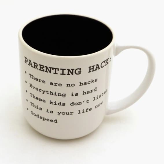 Ceramic Coffee Mug | Parenting Hack - Paradise Fibers