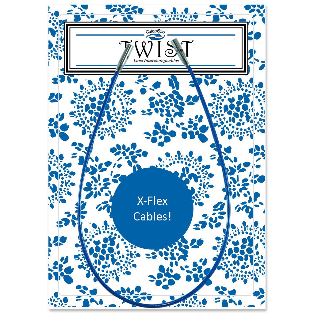 ChiaoGoo TWIST Blue Cables (Size Small) - Paradise Fibers