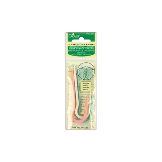 Clover Cable Stitch Holders (U Shaped) - Paradise Fibers