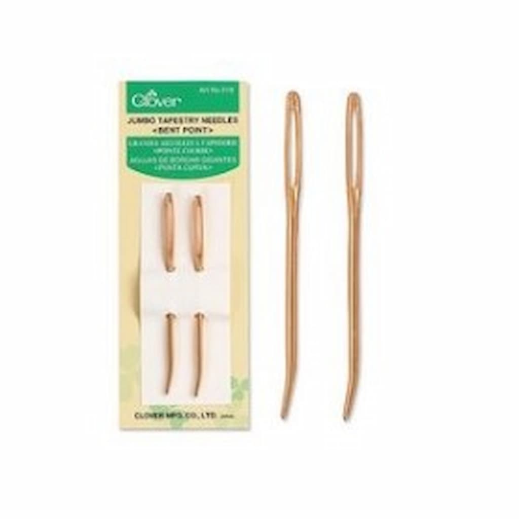 Clover Jumbo Bent Tip Tapestry Needles - Paradise Fibers