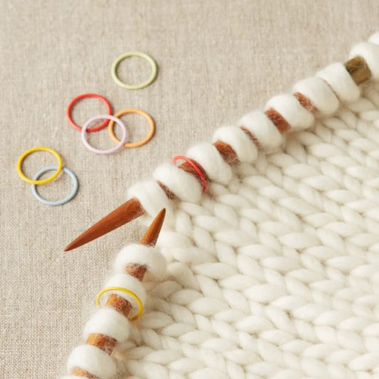 CocoKnits Colorful Ring Stitch Markers - Paradise Fibers