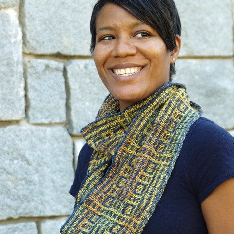 Code Breaker Cowl / Infinity Scarf Pattern by Barbara Benson - Paradise Fibers
