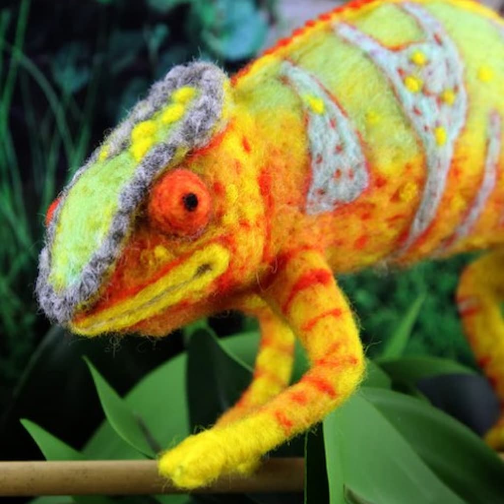 Connie The Chamaeleon Needle Felting Kit - Paradise Fibers