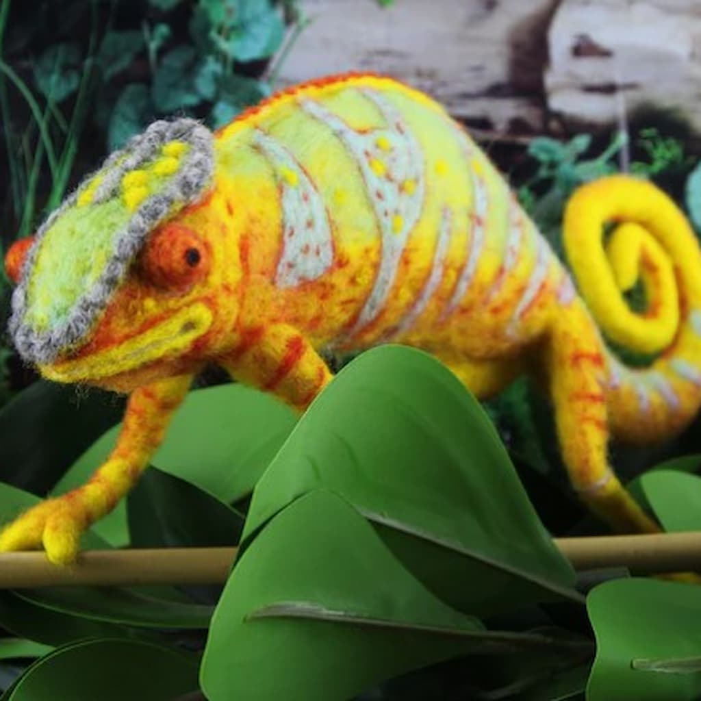 Connie The Chamaeleon Needle Felting Kit - Paradise Fibers