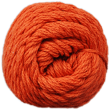 Brown Sheep Cotton Fine Yarn - 1/2 lb Cone-Yarn-Wild Orange CW310-