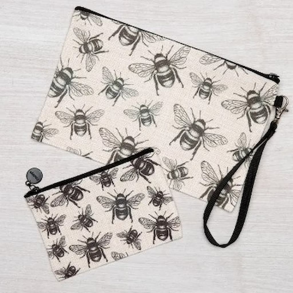 Counter Couture Linen Zipper Pouch - Paradise Fibers