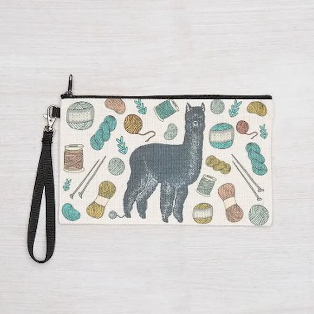 Counter Couture Linen Zipper Pouch - Paradise Fibers