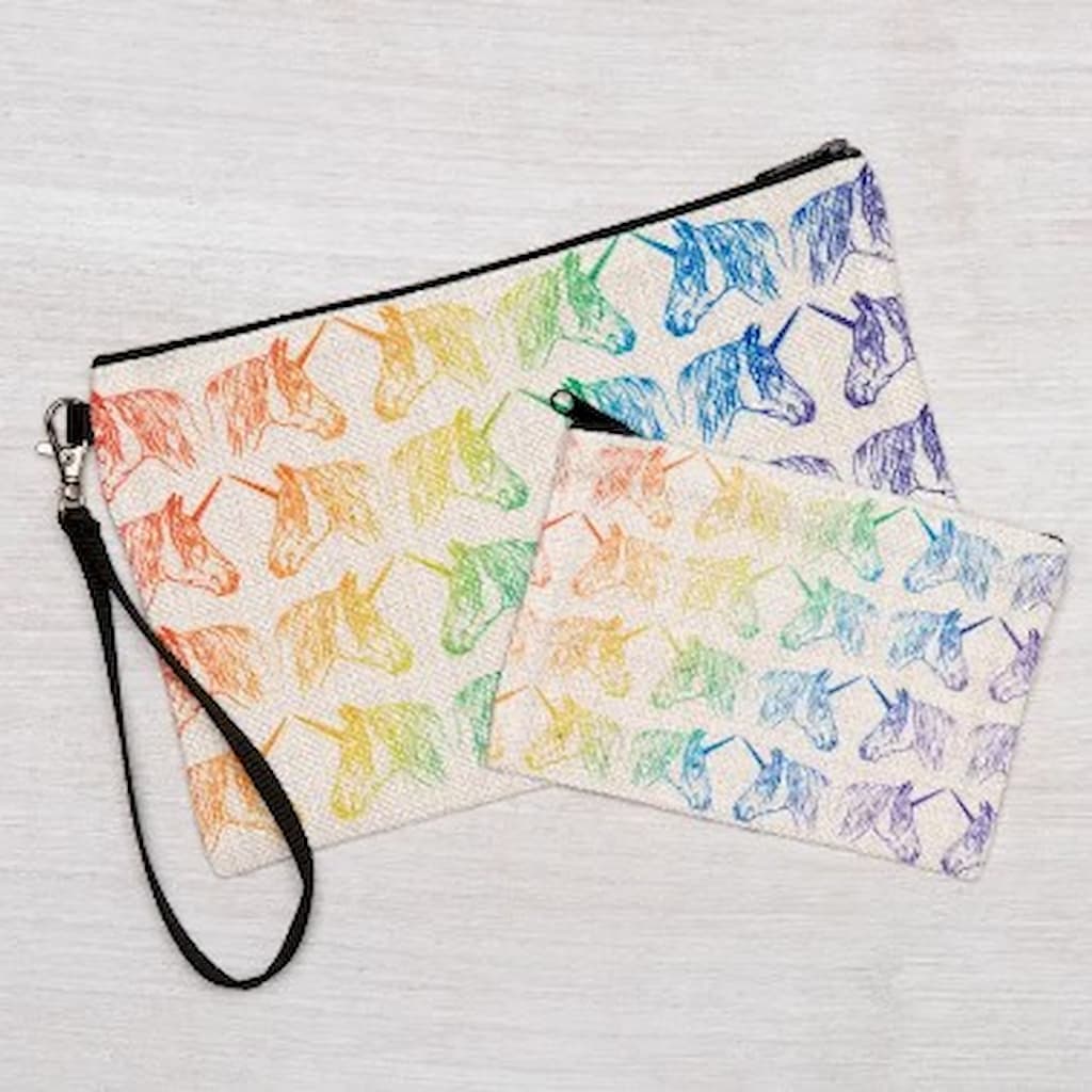 Counter Couture Linen Zipper Pouch - Paradise Fibers