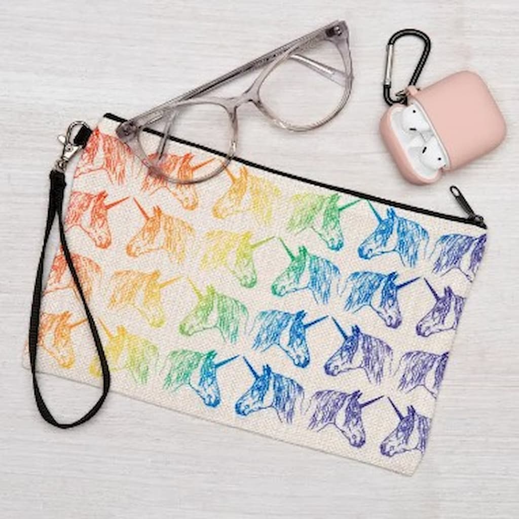 Counter Couture Linen Zipper Pouch - Paradise Fibers