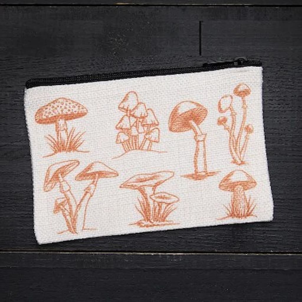 Counter Couture Linen Zipper Pouch - Paradise Fibers