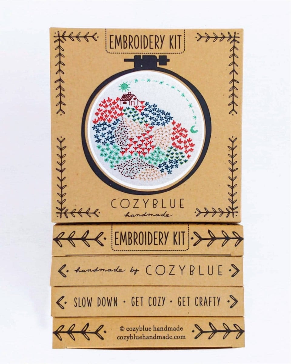 Cozyblue Close to Home Embroidery Kit - Paradise Fibers