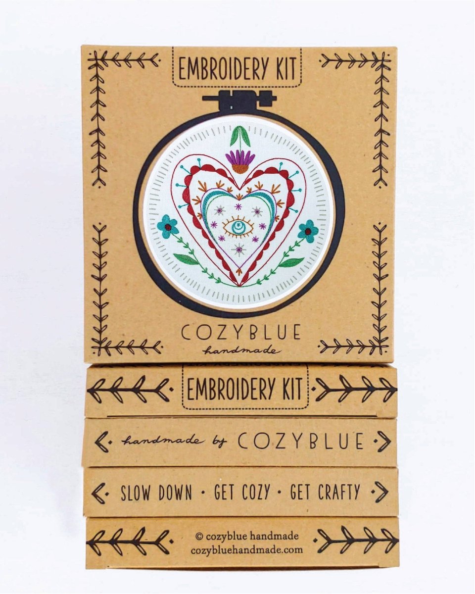 Cozyblue Envision Embroidery Kit - Paradise Fibers