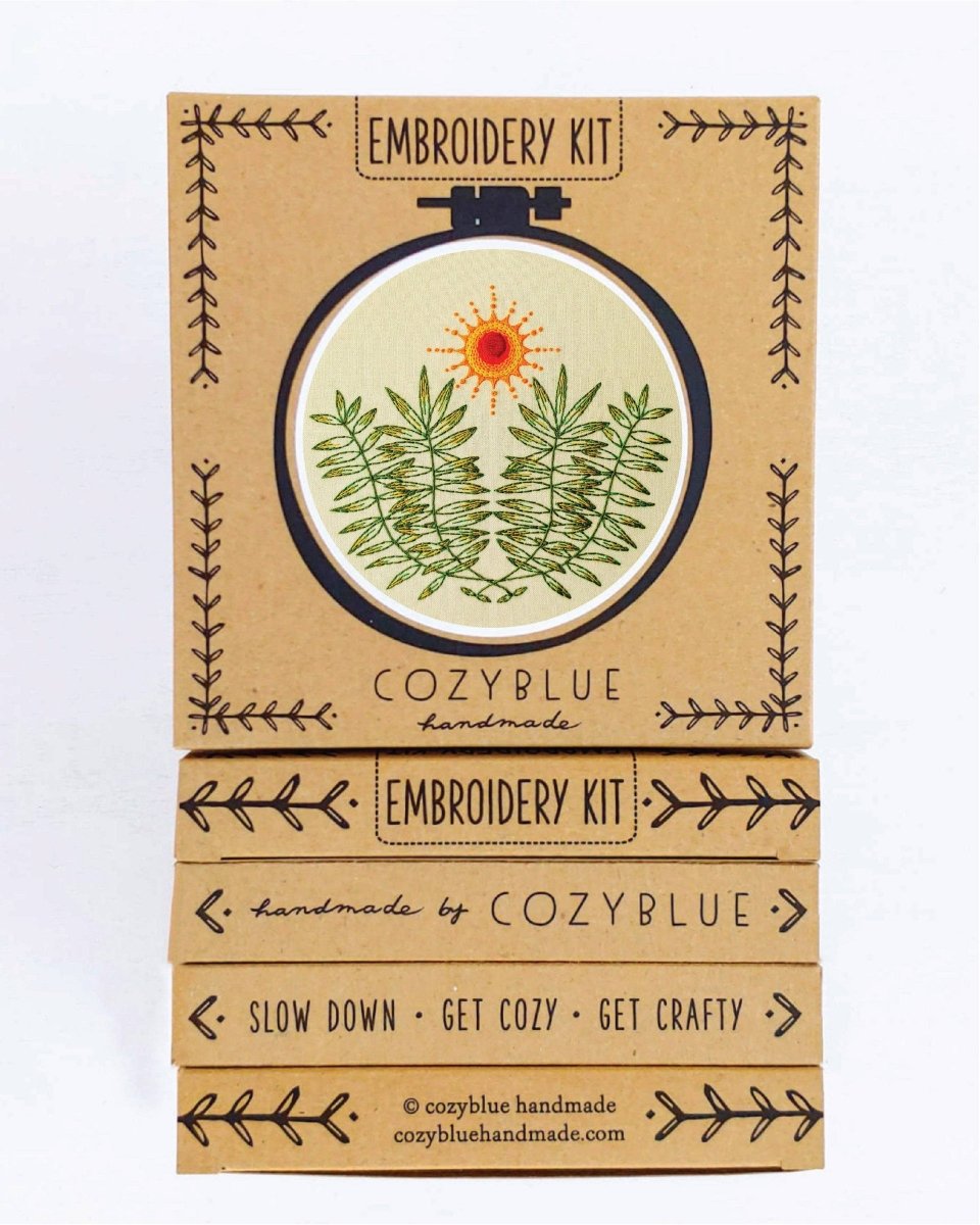 Cozyblue High Noon Embroidery Kit - Paradise Fibers