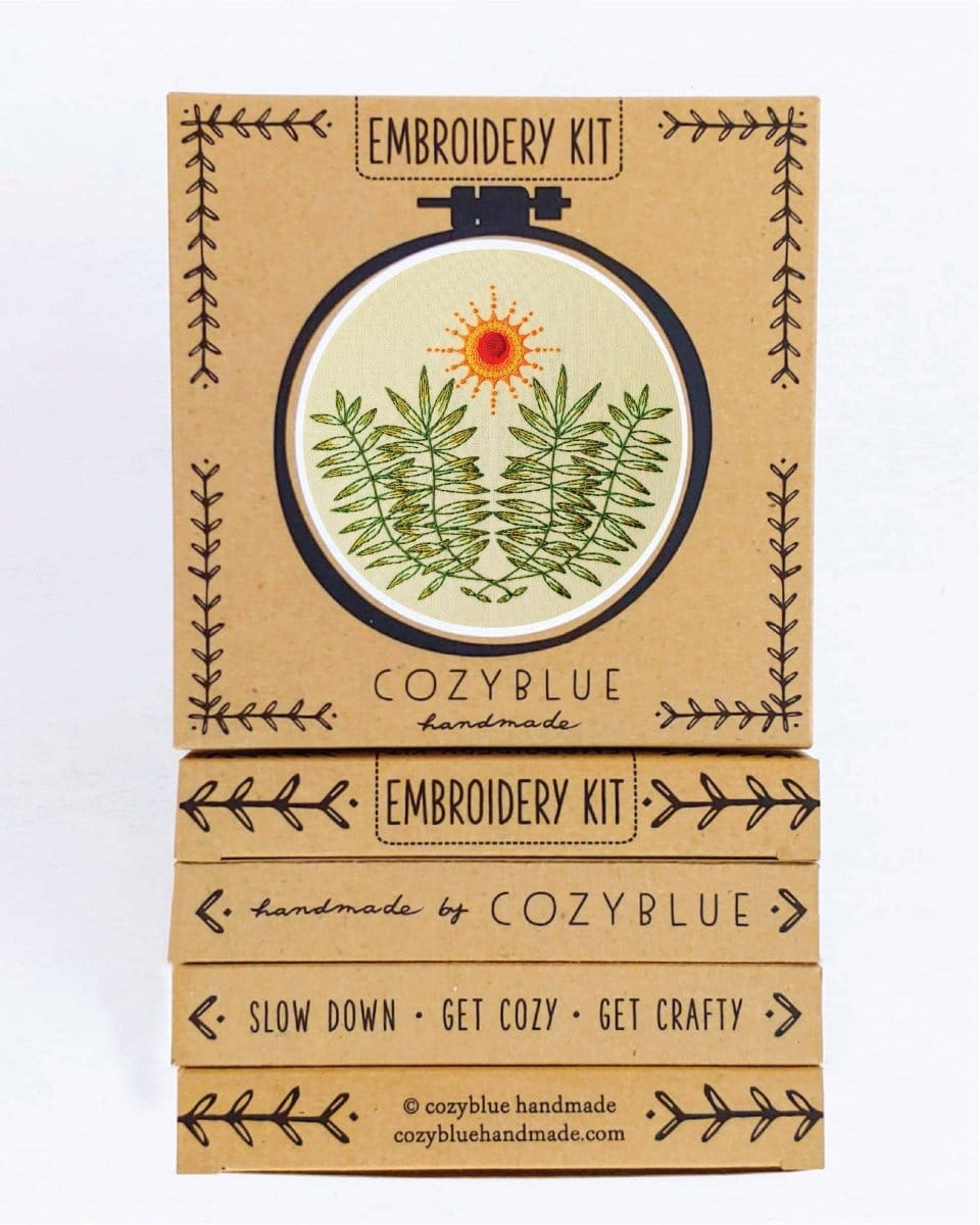 Cozyblue High Noon Embroidery Kit - Paradise Fibers