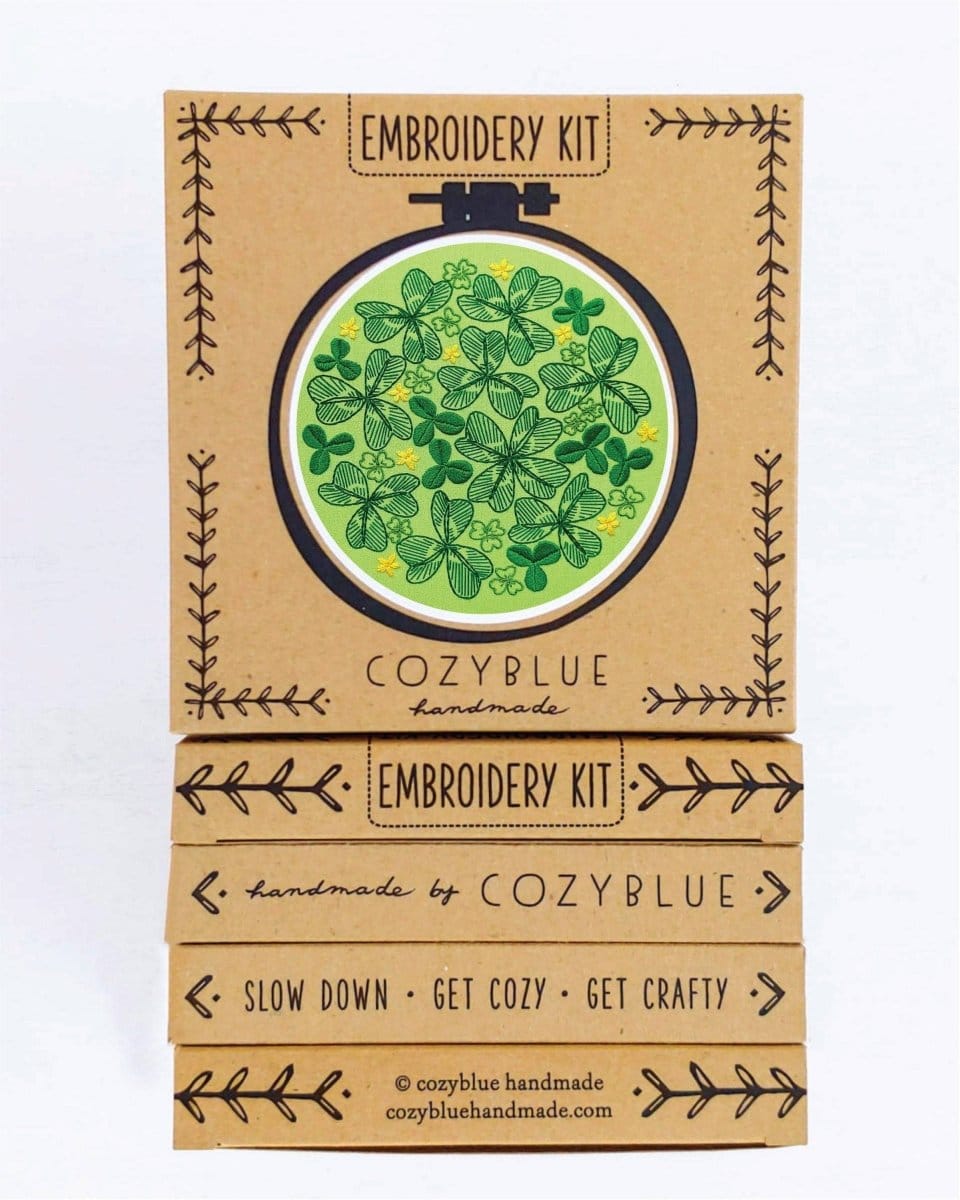Cozyblue Lucky Day Embroidery kit - Paradise Fibers
