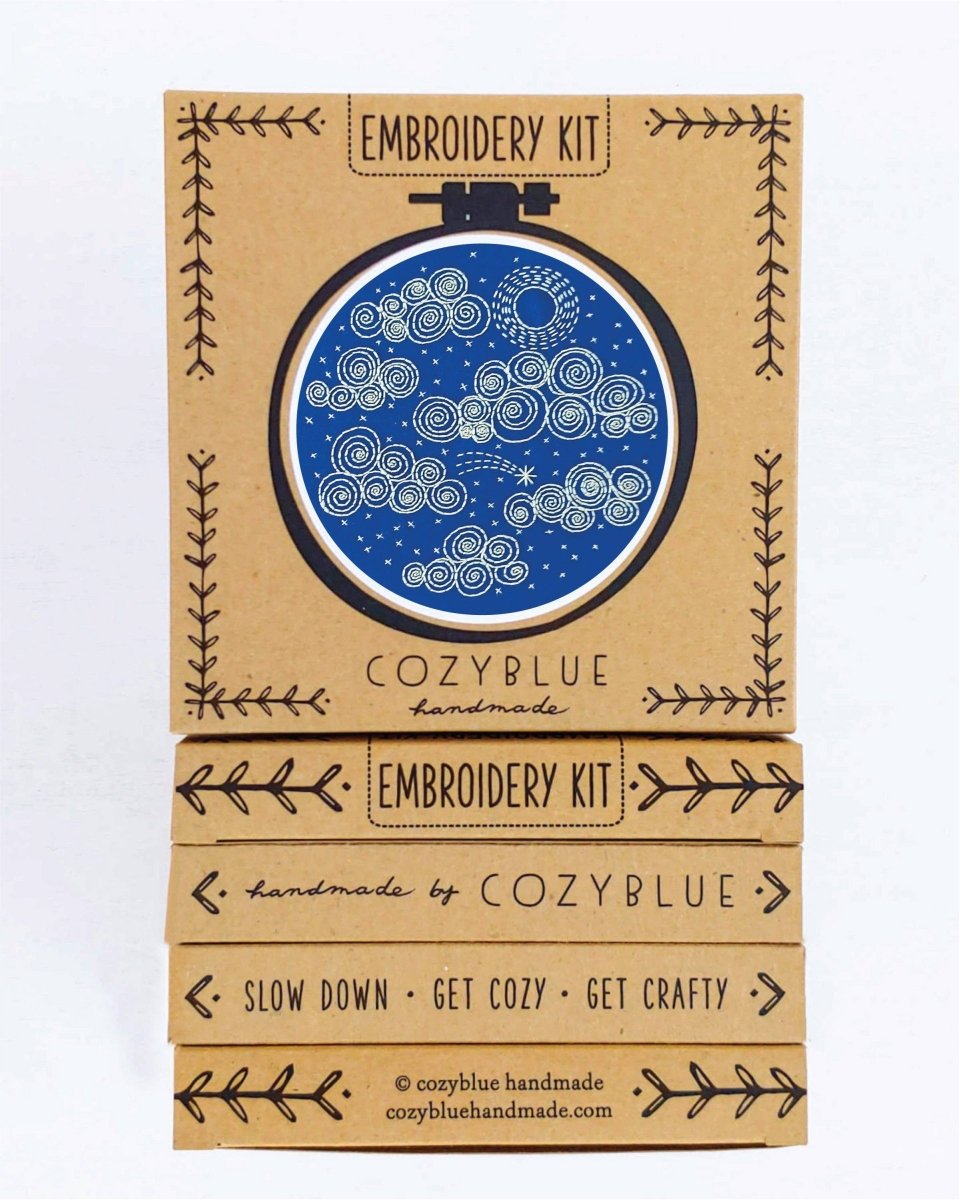 Cozyblue Night Sky Embroidery Kit - Paradise Fibers