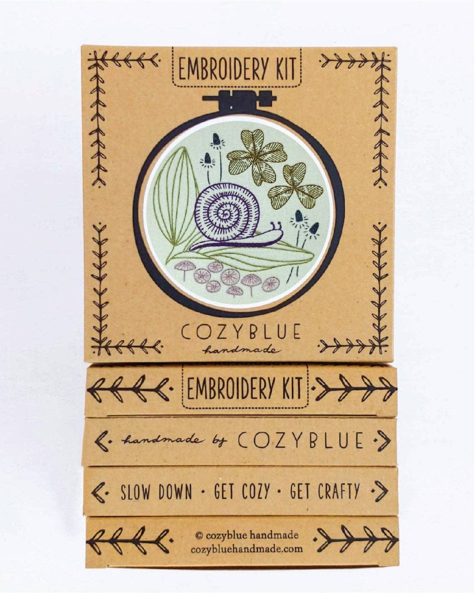Cozyblue Slow + Steady Embroidery Kit - Paradise Fibers