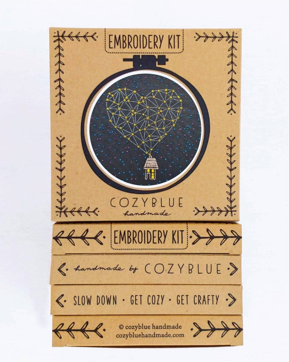 Cozyblue Stargazing Embroidery Kit - Paradise Fibers
