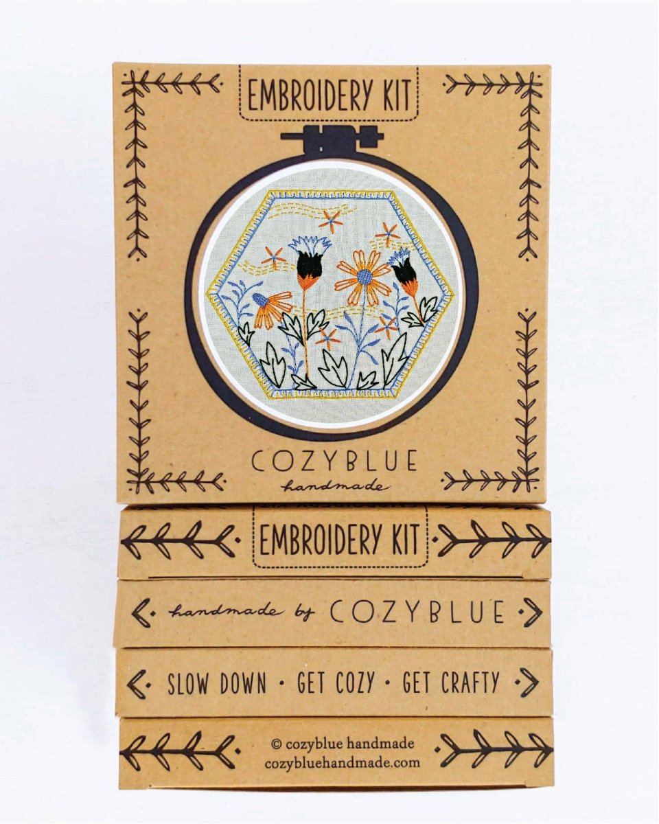 Cozyblue Summer Breeze Embroidery Kit - Paradise Fibers