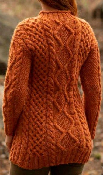 Dayana Cable Sweater Pattern - Paradise Fibers