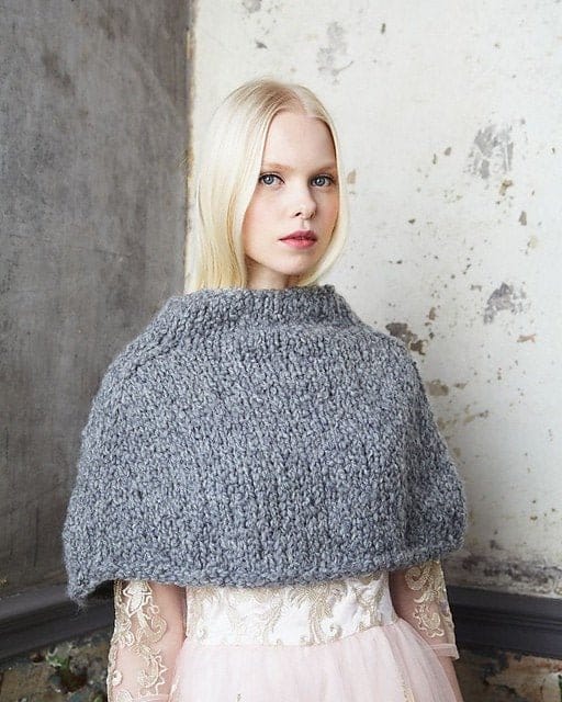 Debbie Bliss Shoulder Cape Pattern #11 - Paradise Fibers