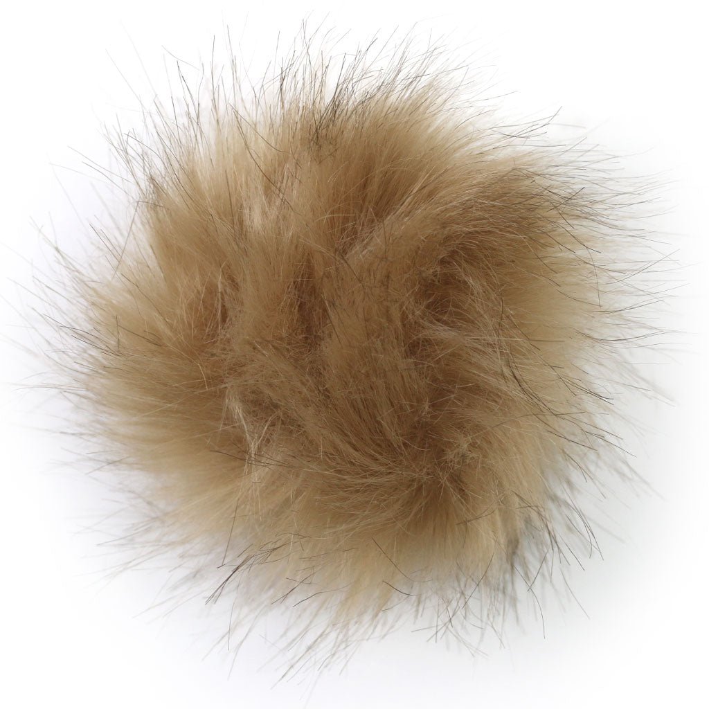 Faux Fur Pom Poms - 3" - Paradise Fibers