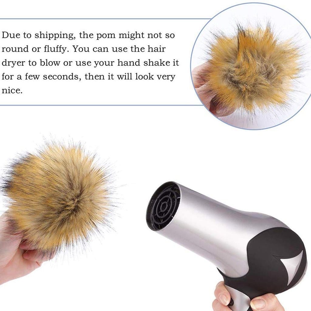 Faux Fur Wookie Pom Pom - Paradise Fibers