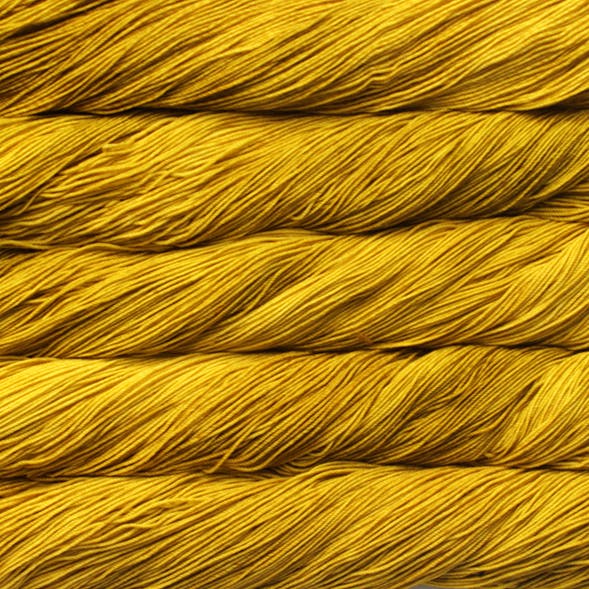 Malabrigo Sock Yarn in Frank Ochre - a golden yellow colorway