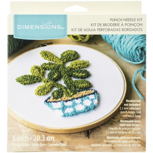 Feltworks Dimensions 8" Punch Needle Kits - Paradise Fibers