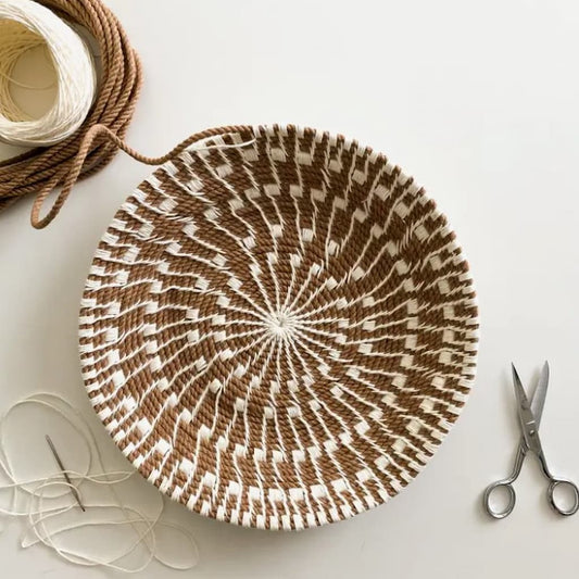 Flax and Twine Sunburst Basket Kit - Paradise Fibers