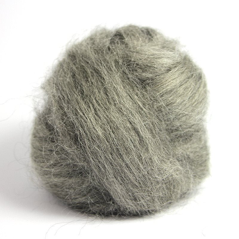 Paradise Fibers Grey Gotland Wool-Fiber-4oz-