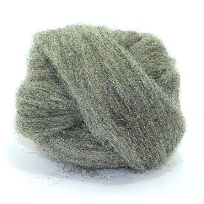 Paradise Fibers Norwegian Wool Top-Fiber-Grey-4oz-