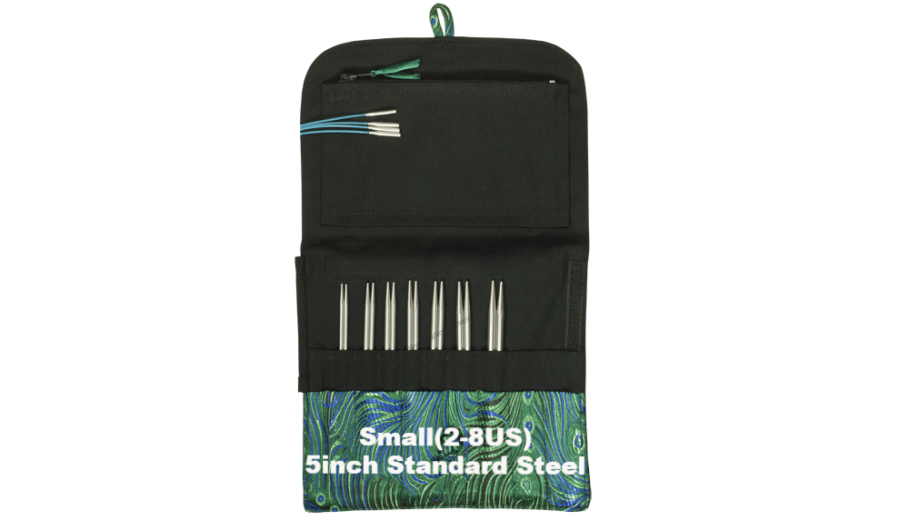 HiyaHiya Standard Interchangeable Knitting Needle Sets-Interchangeable Needle Set-Small (2-8US)-5 inch-