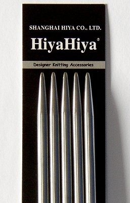 HiyaHiya 4inch Steel Double Pointed Needles-Knitting Needles-000-000US (0.7mm)-