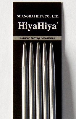 HiyaHiya 6inch Steel Double Pointed Needles - Paradise Fibers