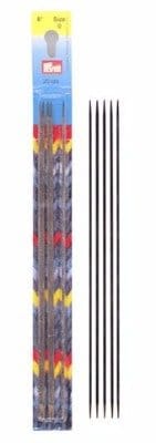 Inox Nickel Plated Steel Lace Double Point 8 inch Knitting Needles - Paradise Fibers