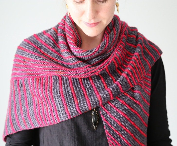 Itineris Shawl Pattern by The Yarniad - Paradise Fibers