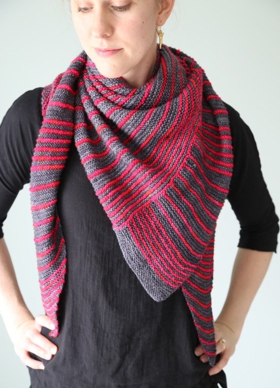 Itineris Shawl Pattern by The Yarniad - Paradise Fibers