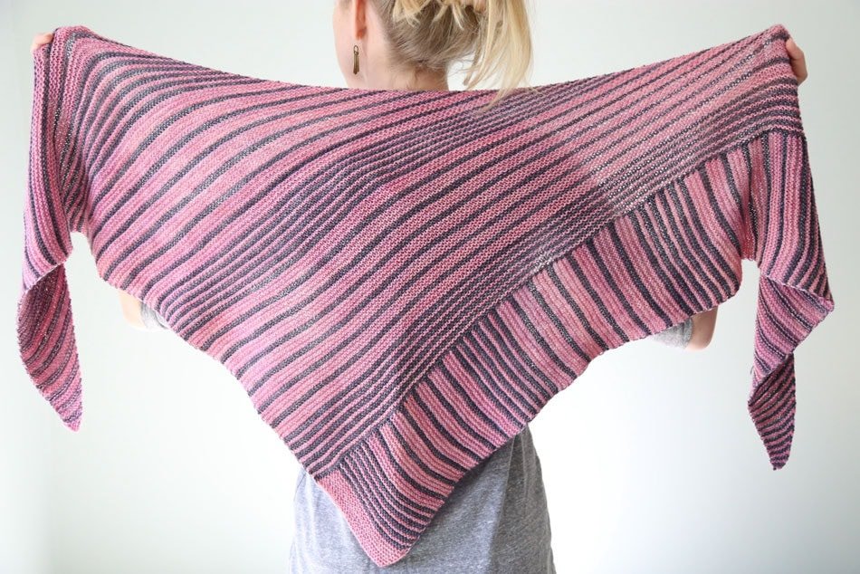 Itineris Shawl Pattern by The Yarniad - Paradise Fibers