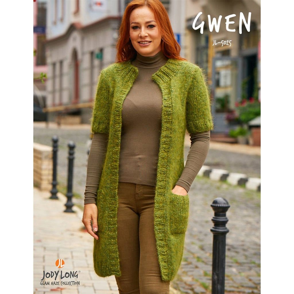 Jody Long Gwen Cardigan Pattern - Paradise Fibers