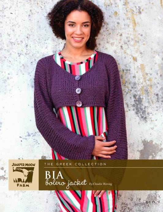 Juniper Moon Bia Bolero Jacket Pattern - Paradise Fibers