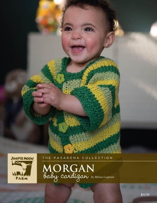Juniper Moon Morgan Baby Cardigan Pattern - Paradise Fibers
