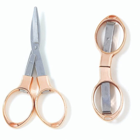 Knitters Pride Rosegold Folding Scissors - Paradise Fibers