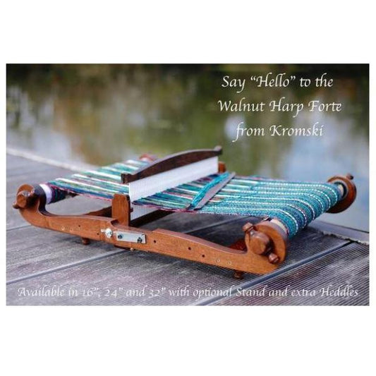 Kromski Harp Forte Rigid Heddle Looms - Walnut Finish - Paradise Fibers