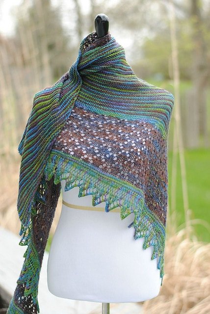 Laidley Shawl Pattern by Mindy Wilkes - Paradise Fibers