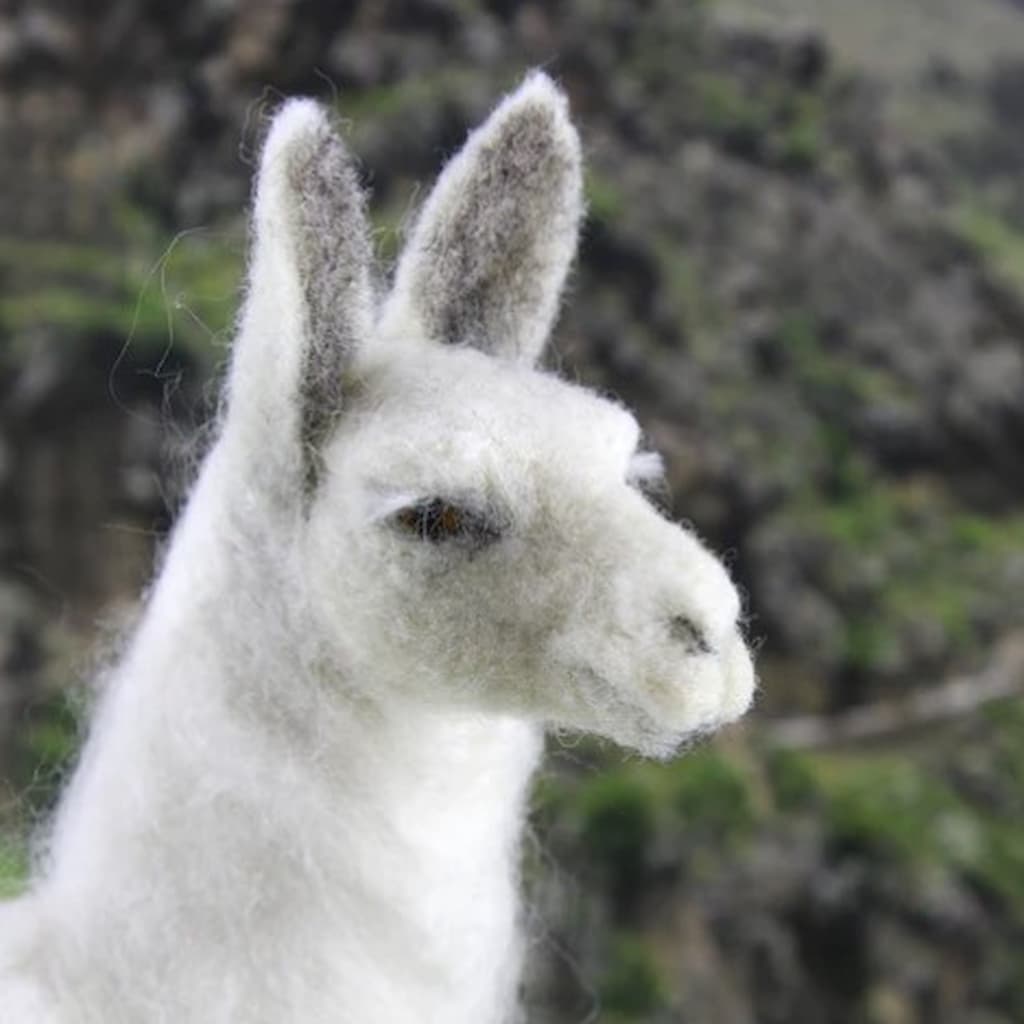 Lennon the Llama Needle Felting Kit - Paradise Fibers