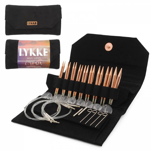 Lykke Cypra Copper Interchangeable Knitting Needle Sets - Paradise Fibers