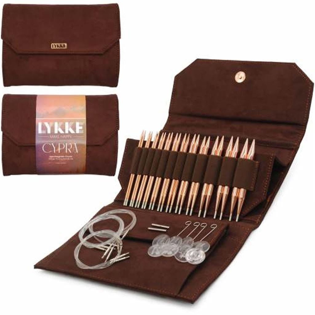 Lykke Cypra Copper Interchangeable Knitting Needle Sets - Paradise Fibers